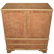Television Cabinet with Slit Doors